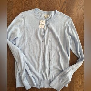 NWT J. Crew Women's Light Blue Cardigan